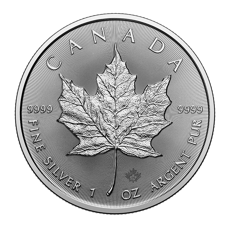 Image pour Pièce Feuille d’érable en argent de 1 oz (2024) à partir de Métaux précieux TD